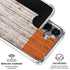 Ireland Flag Dark Wood Galaxy S26 Clear Case