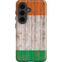 Ireland Flag Dark Wood Galaxy S26 Plus Impact Case