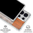 Ireland Flag Dark Wood Galaxy S26 Ultra Clear Case