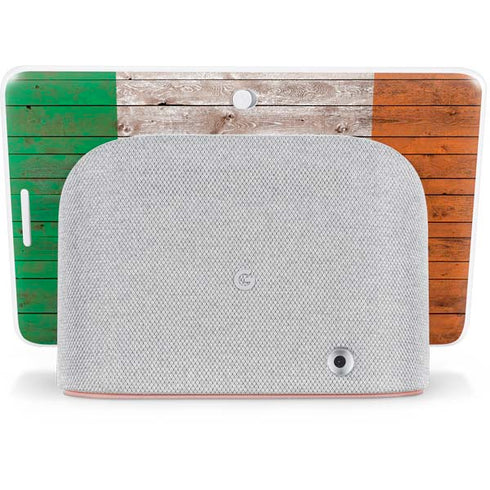 Ireland Flag Dark Wood Google Home Hub Skin
