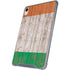 Ireland Flag Dark Wood iPad 11th Gen (2025) Clear Case