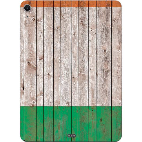 Ireland Flag Dark Wood Apple iPad Air Skin