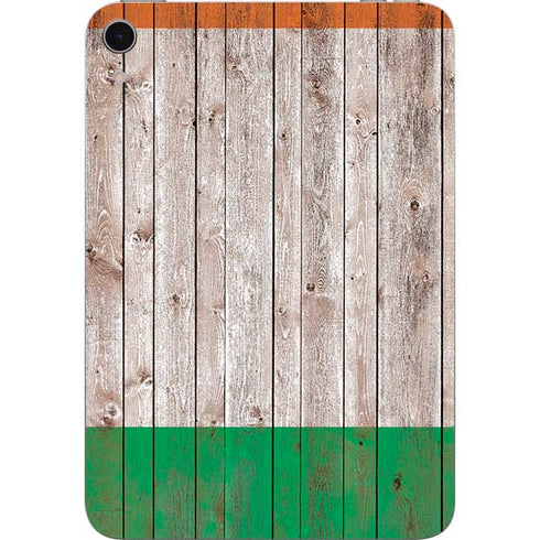 Ireland Flag Dark Wood Apple iPad Mini Skin