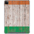 Ireland Flag Dark Wood iPad Cases