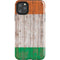 Ireland Flag Dark Wood iPhone Cases