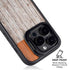 Ireland Flag Dark Wood iPhone 13 Pro Kickstand Case