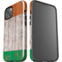 Ireland Flag Dark Wood iPhone 15 Impact Case