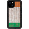 Ireland Flag Dark Wood iPhone 15 Plus Waterproof Case