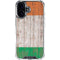 Ireland Flag Dark Wood iPhone 16 Plus Clear Case