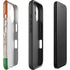 Ireland Flag Dark Wood iPhone 16 Plus Impact Case