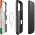 Ireland Flag Dark Wood iPhone 16 Plus Magsafe Impact Case