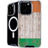 Ireland Flag Dark Wood iPhone 16 Pro MagSafe Case