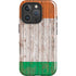 Ireland Flag Dark Wood iPhone 16 Pro Magsafe Impact Case