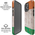 Ireland Flag Dark Wood iPhone 16 Pro Max Magsafe Impact Case