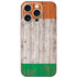 Ireland Flag Dark Wood iPhone 16 Pro Skin