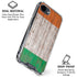 Ireland Flag Dark Wood iPhone 16e Clear Case