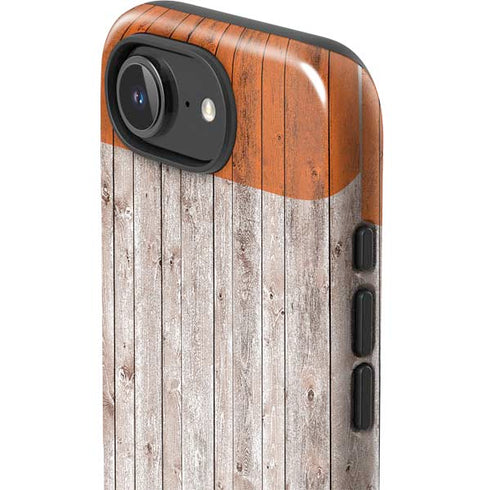 Ireland Flag Dark Wood iPhone 16e Impact Case