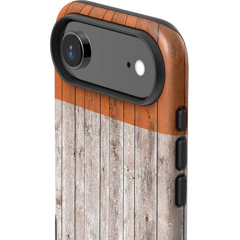 Ireland Flag Dark Wood iPhone 17 Air Impact Case