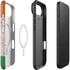Ireland Flag Dark Wood iPhone 17 Air Magsafe Impact Case