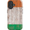 Ireland Flag Dark Wood iPhone 17 Magsafe Impact Case