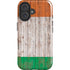 Ireland Flag Dark Wood iPhone 17 Magsafe Impact Case