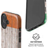Ireland Flag Dark Wood iPhone 17 Magsafe Impact Case