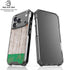 Ireland Flag Dark Wood iPhone 17 Pro Clear Case