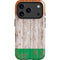 Ireland Flag Dark Wood iPhone 17 Pro Magsafe Impact Case