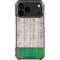 Ireland Flag Dark Wood iPhone 17 Pro Max Clear Case