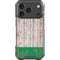 Ireland Flag Dark Wood iPhone 18 Pro Clear Case