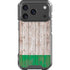 Ireland Flag Dark Wood iPhone 18 Pro Clear Case