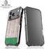 Ireland Flag Dark Wood iPhone 18 Pro Clear Case