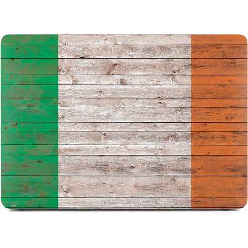 Ireland Flag Dark Wood Apple MacBook Air Skin