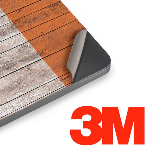 Ireland Flag Dark Wood Apple MacBook Air Skin