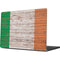 Ireland Flag Dark Wood Apple MacBook Pro 14-inch Skin