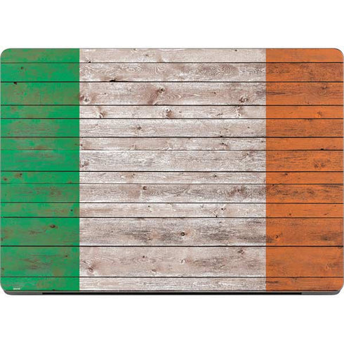 Ireland Flag Dark Wood Apple MacBook Pro 14-inch Skin