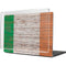 Ireland Flag Dark Wood MacBook Cases