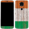 Ireland Flag Dark Wood Moto E5 Plus Skin