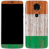 Ireland Flag Dark Wood Moto E5 Plus Skin