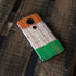 Ireland Flag Dark Wood Moto E5 Plus Skin
