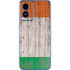 Ireland Flag Dark Wood Moto G Play 4G (2024) Skin