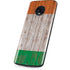 Ireland Flag Dark Wood Moto G6 Skin