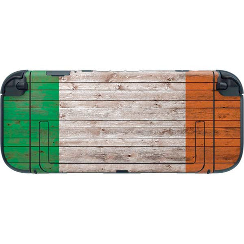 Ireland Flag Dark Wood Nintendo Switch 2 (2025) with Joy-Con Skin