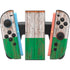 Ireland Flag Dark Wood Nintendo Switch 2 (2025) Joy-Con Controller Skin