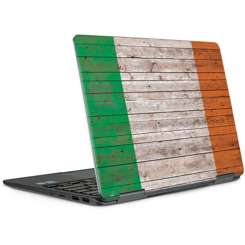Ireland Flag Dark Wood Notebook 9 Pro 13in (2017) Skin