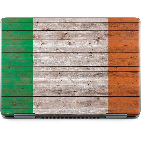 Ireland Flag Dark Wood Notebook 9 Pro 13in (2017) Skin