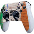 Ireland Flag Dark Wood PS5 DualSense Edge Pro Controller Skin
