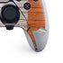 Ireland Flag Dark Wood PS5 DualSense Edge Pro Controller Skin