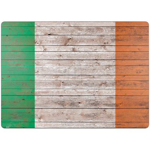 Ireland Flag Dark Wood Surface Laptop 7 15in Skin