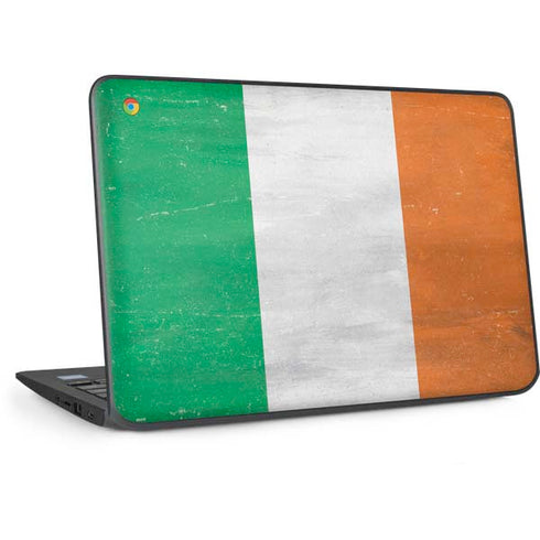 Ireland Flag Distressed HP Chromebook Skin